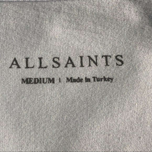 SOLD GRAILED ALL SAINTS Brace Slim Fit Sky Blue  100% Cotton Men’s Polo Shirt - Picture 9 of 11